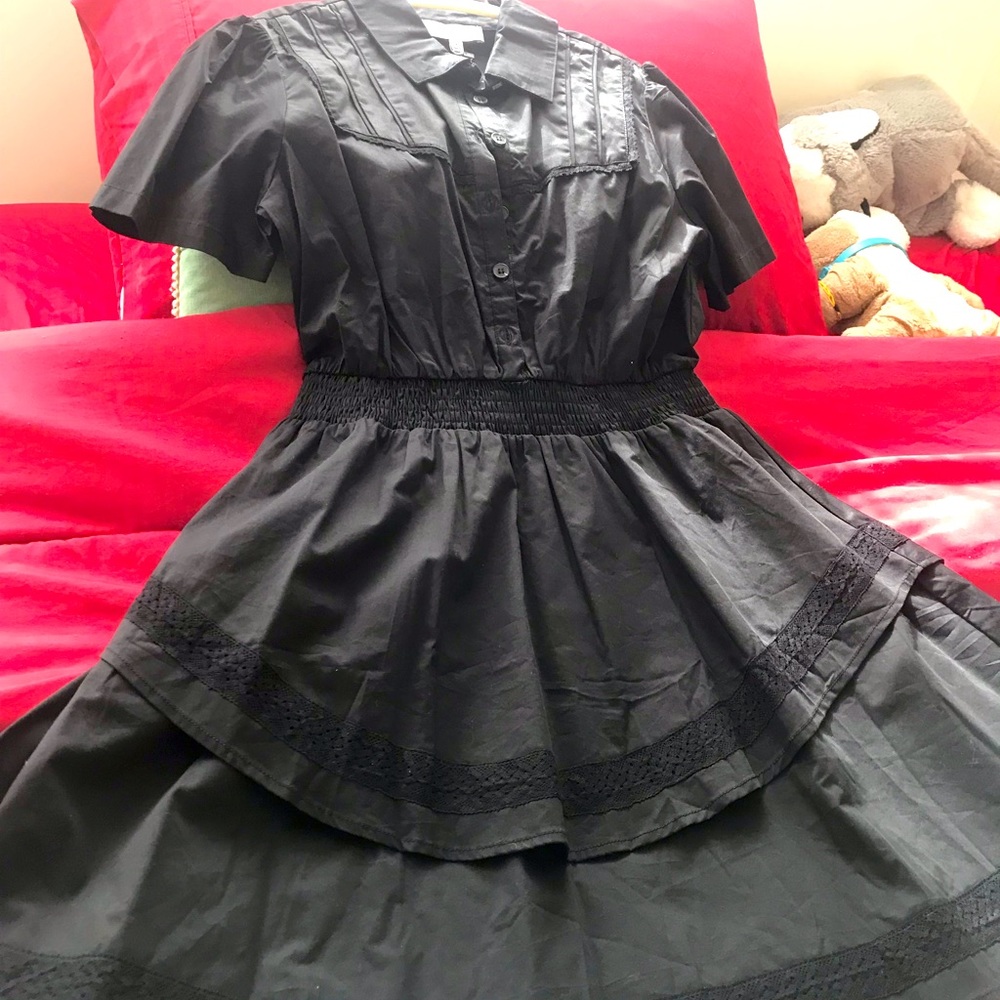 Mini black dress 👗